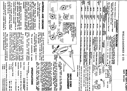 6A65-4; Wells-Gardner & Co.; (ID = 669586) Radio