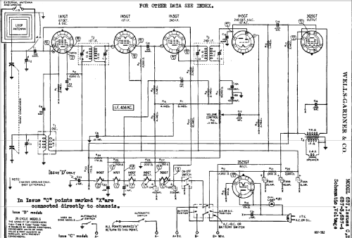 6B7-4; Wells-Gardner & Co.; (ID = 669629) Radio