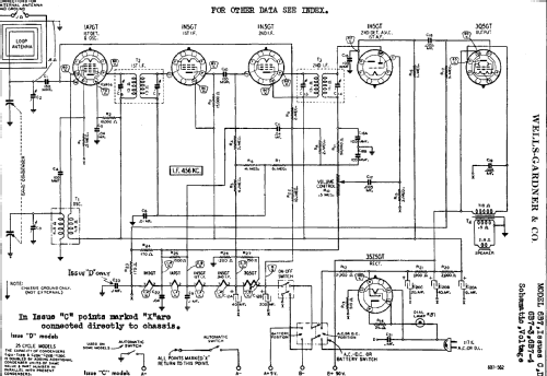 6B7; Wells-Gardner & Co.; (ID = 669603) Radio