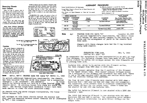 6B7; Wells-Gardner & Co.; (ID = 669604) Radio