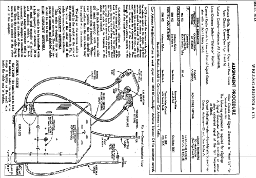 6C13; Wells-Gardner & Co.; (ID = 669794) Car Radio