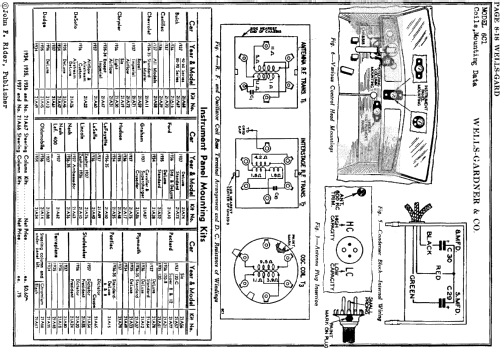 6C1; Wells-Gardner & Co.; (ID = 666823) Car Radio