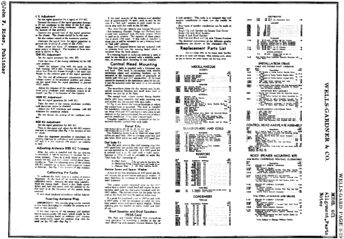 6C1; Wells-Gardner & Co.; (ID = 666824) Car Radio