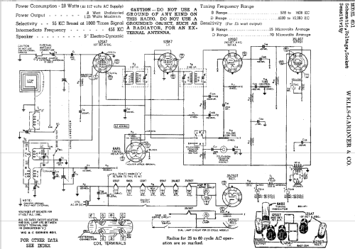 6D1; Wells-Gardner & Co.; (ID = 670211) Radio