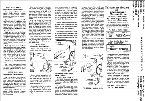 6D1; Wells-Gardner & Co.; (ID = 670213) Radio