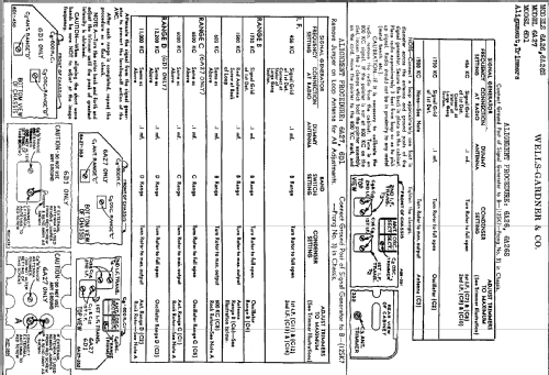 6D1; Wells-Gardner & Co.; (ID = 670214) Radio