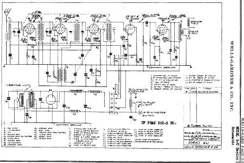 6U; Wells-Gardner & Co.; (ID = 656481) Car Radio