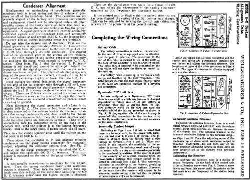 6U; Wells-Gardner & Co.; (ID = 660103) Car Radio