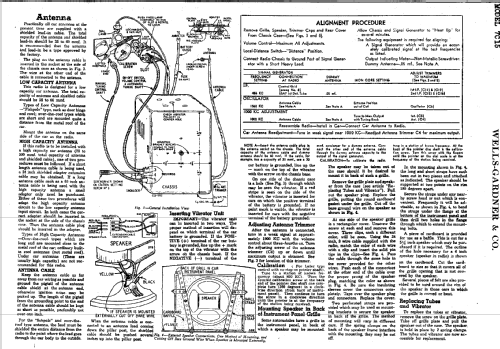 7C15; Wells-Gardner & Co.; (ID = 670201) Car Radio