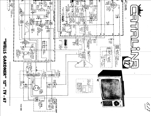 Catalina 12' TV-67; Wells-Gardner & Co.; (ID = 1545572) Television