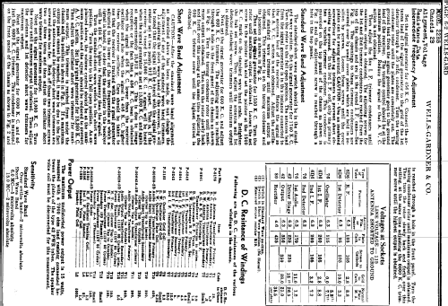 Chassis 2B; Wells-Gardner & Co.; (ID = 656876) Radio