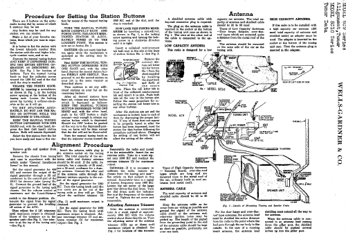 Series 6C9; Wells-Gardner & Co.; (ID = 668210) Car Radio