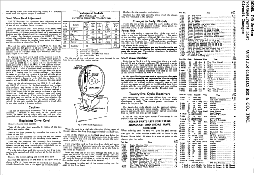 Series 7D; Wells-Gardner & Co.; (ID = 668796) Radio