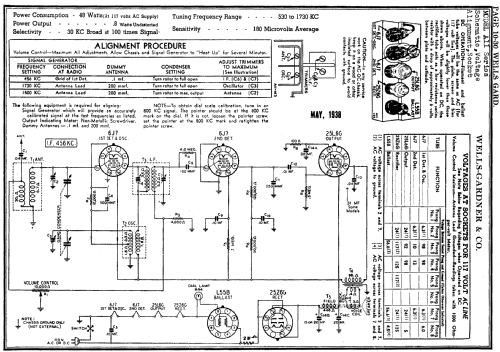 Series A11; Wells-Gardner & Co.; (ID = 1642692) Radio