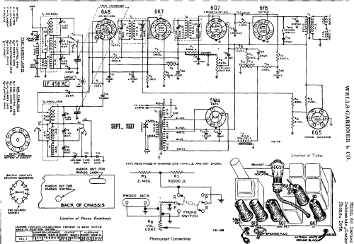 Series A8; Wells-Gardner & Co.; (ID = 668214) Radio