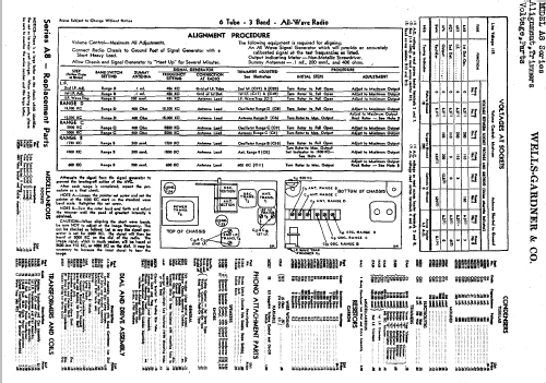 Series A8; Wells-Gardner & Co.; (ID = 668216) Radio