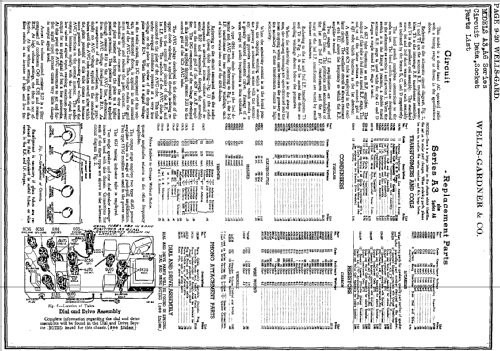 Series Ch= A3; Wells-Gardner & Co.; (ID = 173156) Radio