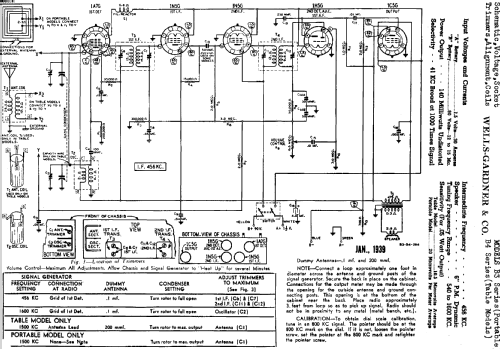 Truetone 5 B3 Series; Wells-Gardner & Co.; (ID = 675400) Radio