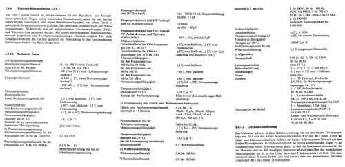 Universal-Röhrenvoltmeter URV1; Werk für (ID = 1606441) Ausrüstung