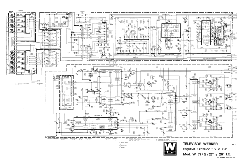 W-77/G/22EC /Ga; Werner; Madrid (ID = 2488373) Television