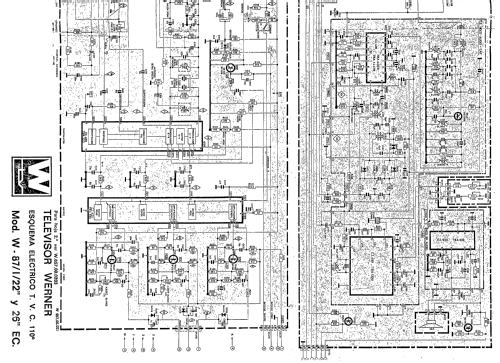 W-87/I/22EC; Werner; Madrid (ID = 2465908) Television