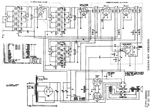 185AW Ch= W411; Western Auto Supply (ID = 703211) Radio