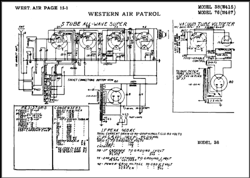 38 Ch= W415; Western Auto Supply (ID = 487743) Radio