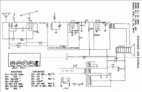 4G2T Ch= W477; Western Auto Supply (ID = 703074) Radio