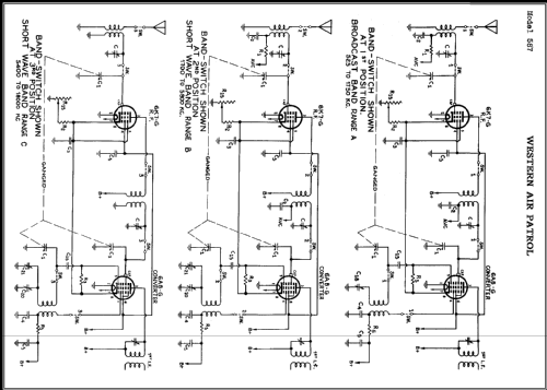 587 Ch= W835; Western Auto Supply (ID = 413678) Radio