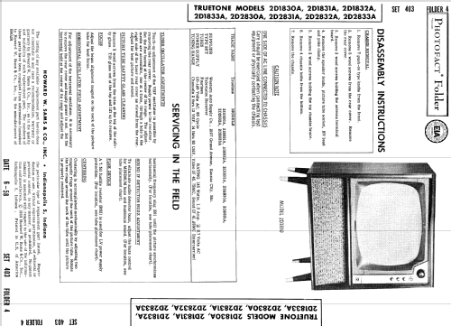 2D1833A ; Western Auto Supply (ID = 835770) Télévision