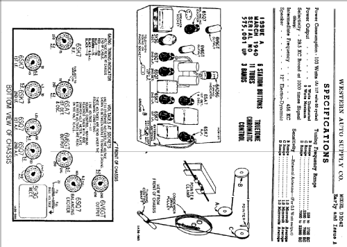 Truetone D-1042 Grand ; Western Auto Supply (ID = 761226) Radio