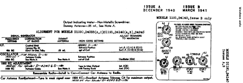 D1191 ; Western Auto Supply (ID = 767728) Car Radio