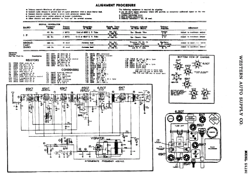 D1192 D1192; Western Auto Supply (ID = 767948) Car Radio