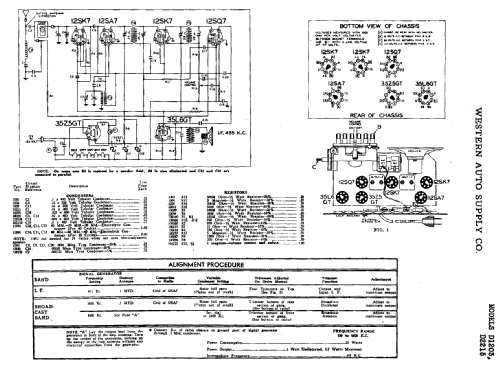 D1203 ; Western Auto Supply (ID = 767960) Radio