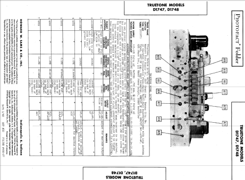 D1747 Truetone ; Western Auto Supply (ID = 574490) Radio