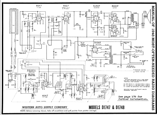 D1747 Truetone ; Western Auto Supply (ID = 92436) Radio