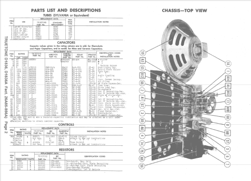 D1836 Truetone; Western Auto Supply (ID = 1397456) Radio