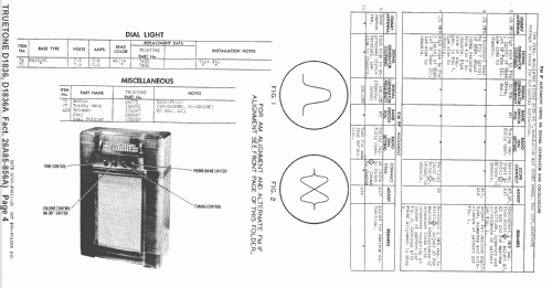 D1836 Truetone; Western Auto Supply (ID = 1397458) Radio