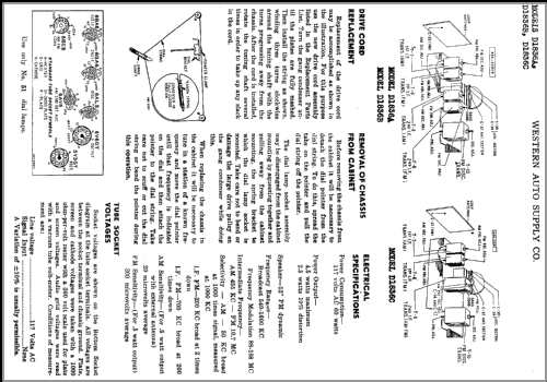 Truetone D1836A ; Western Auto Supply (ID = 368244) Radio