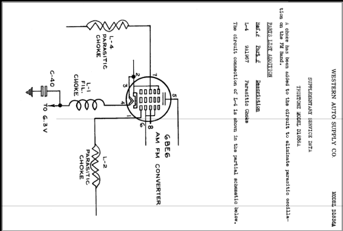 Truetone D1836A ; Western Auto Supply (ID = 368245) Radio