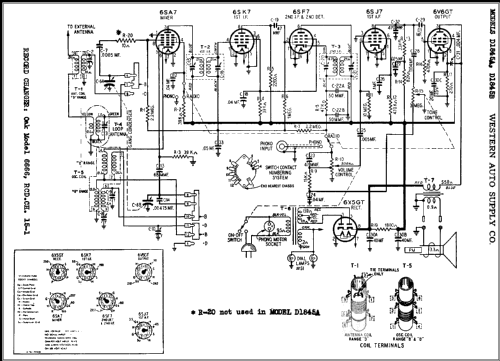 D1845A ; Western Auto Supply (ID = 368258) Radio