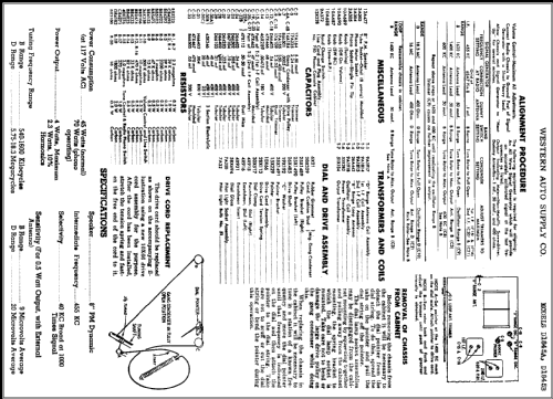 D1845A ; Western Auto Supply (ID = 368260) Radio