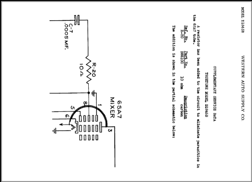 D1845B ; Western Auto Supply (ID = 368264) Radio