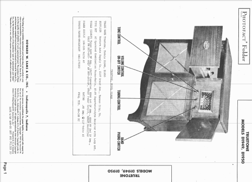 D1950 Truetone ; Western Auto Supply (ID = 1529502) Radio