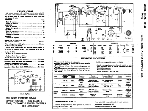 D2144 Truetone ; Western Auto Supply (ID = 766551) Radio