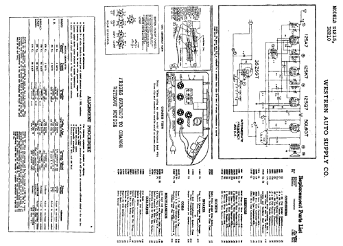 Truetone D2210 ; Western Auto Supply (ID = 768127) Radio