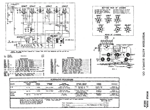 D2215 ; Western Auto Supply (ID = 767961) Radio