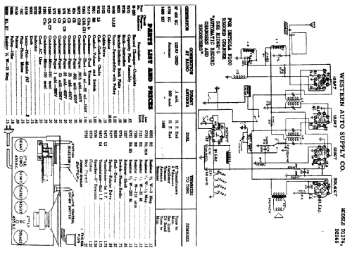 D2245 ; Western Auto Supply (ID = 766898) Radio