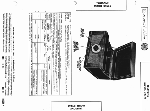 D2255 ; Western Auto Supply (ID = 984466) Radio