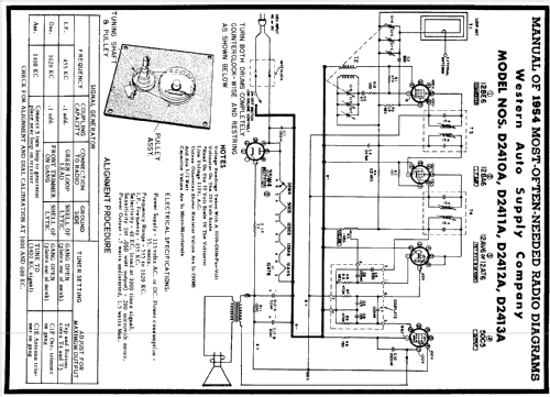 D2410A Truetone ; Western Auto Supply (ID = 187628) Radio